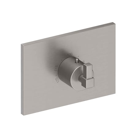 Newport Brass 3/4" Square Thermostatic Trim Plate With Handle in SS, Pvd 3-3144TS-20